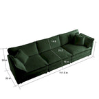 Oval Coffee Table | Antique Black | Thick Vertical Feet & Rounded Edges