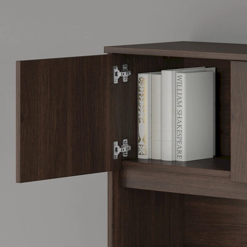 72" Office Desk with Hutch & 3-Drawer Mobile File Cabinet