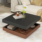 Mission Style Coffee Table with Bottom Shelf | Multiple Finishes
