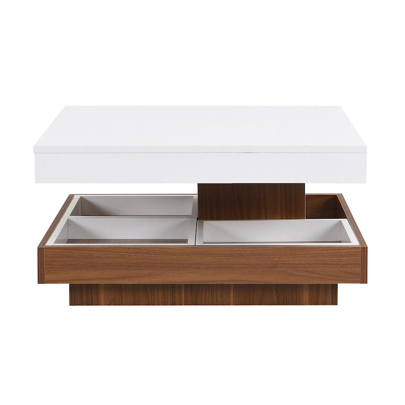 Mission Style Coffee Table with Bottom Shelf | Multiple Finishes