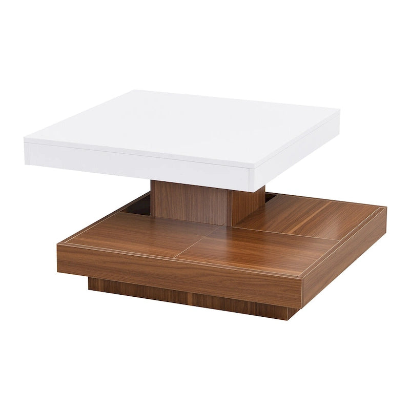 Mission Style Coffee Table with Bottom Shelf | Multiple Finishes