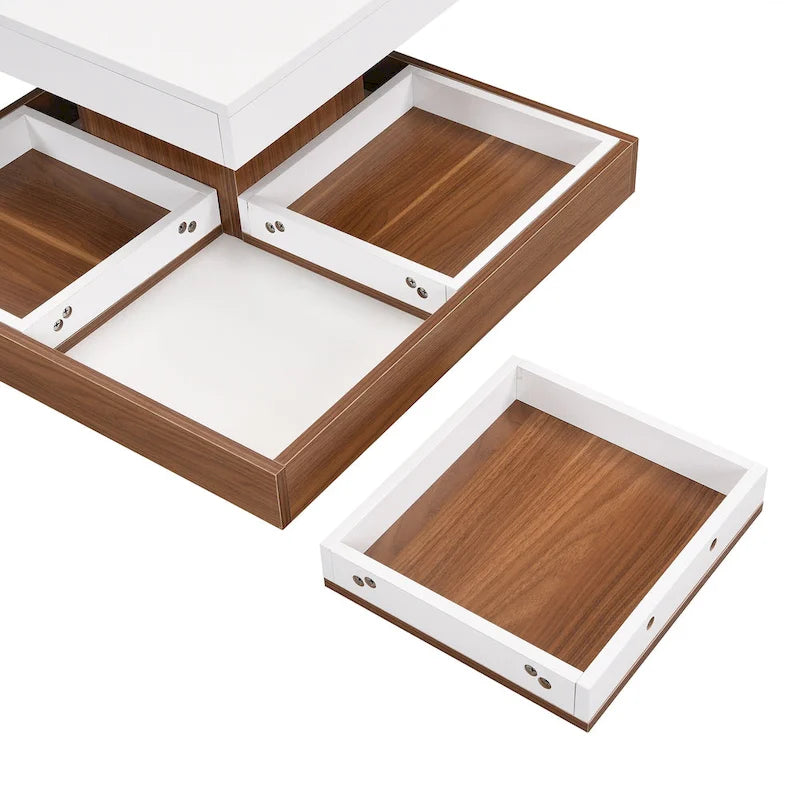Mission Style Coffee Table with Bottom Shelf | Multiple Finishes