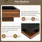 Mission Style Coffee Table with Bottom Shelf | Multiple Finishes