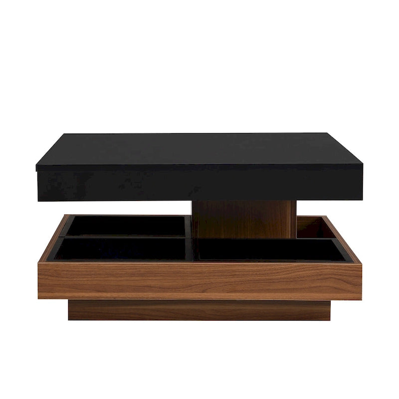 Mission Style Coffee Table with Bottom Shelf | Multiple Finishes
