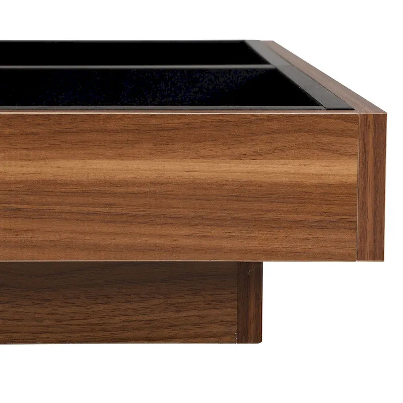 Mission Style Coffee Table with Bottom Shelf | Multiple Finishes