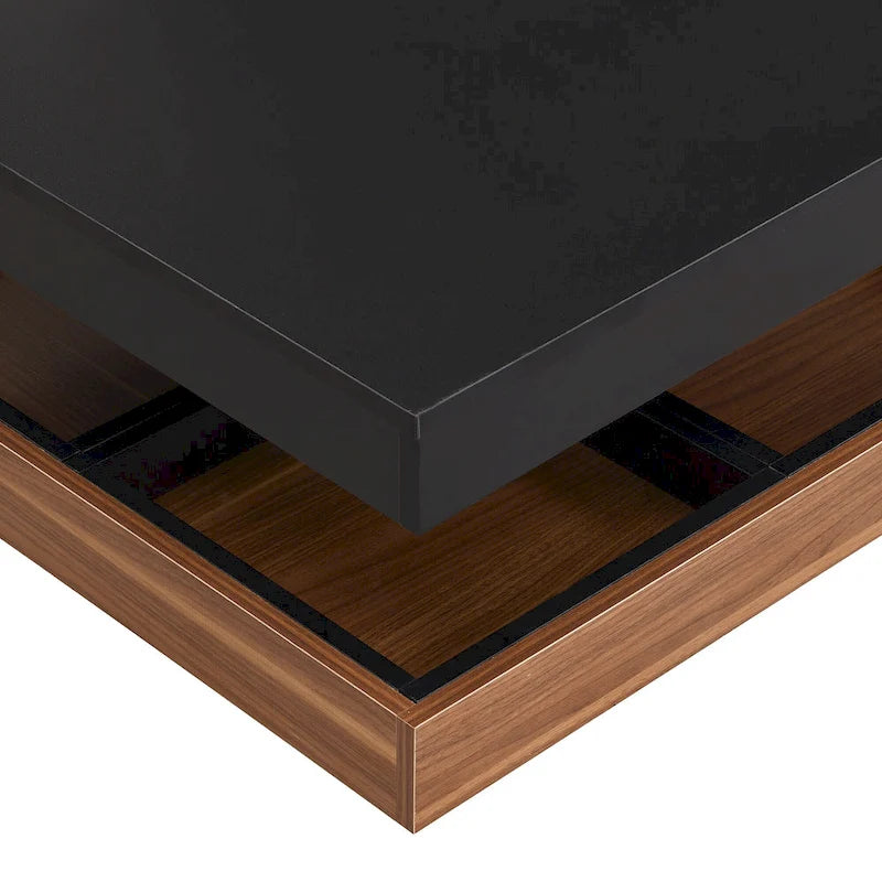 Mission Style Coffee Table with Bottom Shelf | Multiple Finishes