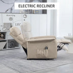 Electric Lift Recliner Chair for Seniors | Remote Control & Side Pockets