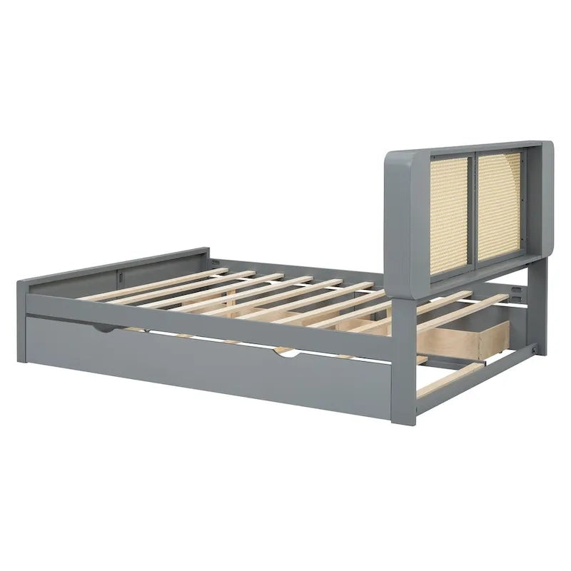 Rough Mango Wood TV Stand | Bicycle Chain Wheel Doors | 47.2"