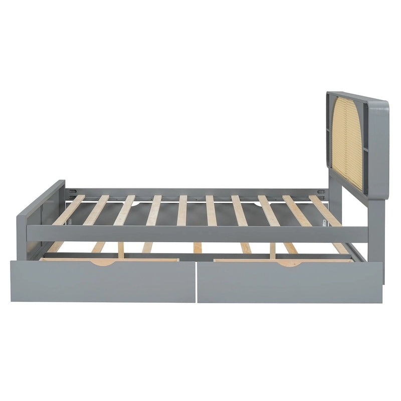 Rough Mango Wood TV Stand | Bicycle Chain Wheel Doors | 47.2"