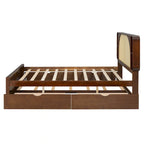 Rough Mango Wood TV Stand | Bicycle Chain Wheel Doors | 47.2"