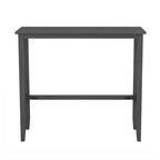 Farmhouse Dining Table with 2 Bar Chairs | Solid Acacia Wood