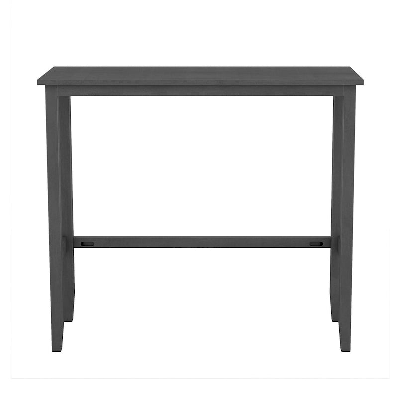 Farmhouse Dining Table with 2 Bar Chairs | Solid Acacia Wood