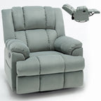 Modern Boucle 4-Seater Sectional Sofa | ARC Armrest & 4 Pillows