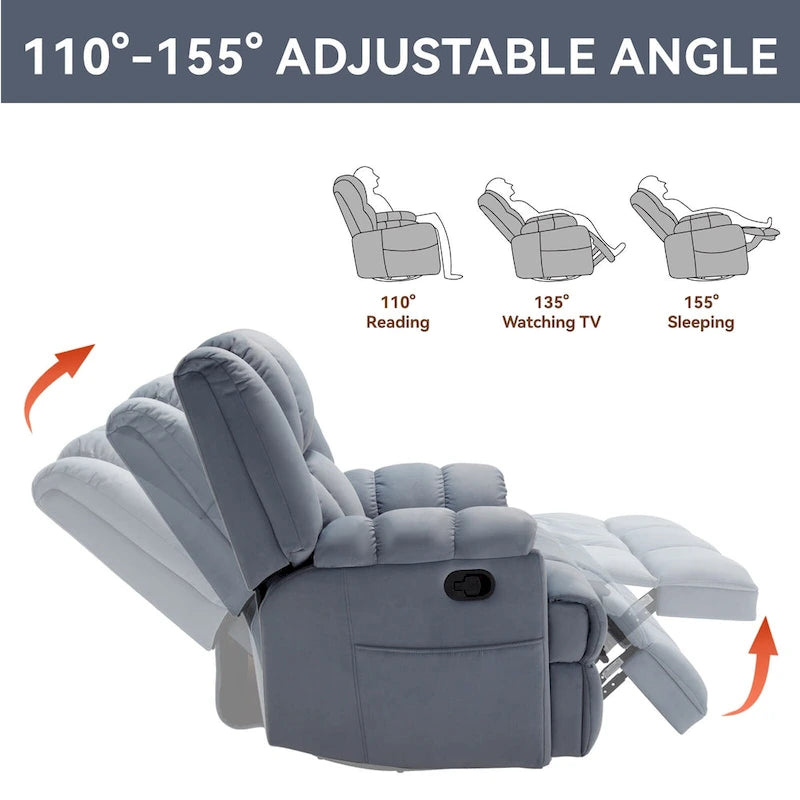 Modern Boucle 4-Seater Sectional Sofa | ARC Armrest & 4 Pillows