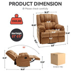 Modern Boucle 4-Seater Sectional Sofa | ARC Armrest & 4 Pillows