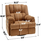 Modern Boucle 4-Seater Sectional Sofa | ARC Armrest & 4 Pillows