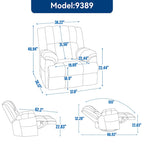 Modern Boucle 4-Seater Sectional Sofa | ARC Armrest & 4 Pillows