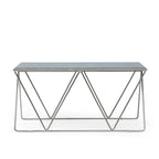 47" Farmhouse Console Table | 3 Open Shelves & 1 Drawer | Black Oak