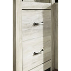 Whitewash Entertainment Center with Electric Fireplace 103.5"W x 19.5"D x 72.25"H