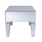 Table basse rectangulaire miroir contemporaine
