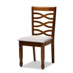 Mila Modern 7-Piece Dining Table with 6 Chairs | Walnut & Oak