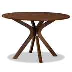 Mila Modern 7-Piece Dining Table with 6 Chairs | Walnut & Oak