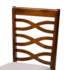 Mila Modern 7-Piece Dining Table with 6 Chairs | Walnut & Oak