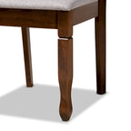 Mila Modern 7-Piece Dining Table with 6 Chairs | Walnut & Oak