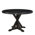 Monet Round Dining Table | X-Base Pedestal | Seats 4 | 48"W