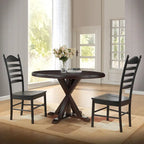 Monet Round Dining Table | X-Base Pedestal | Seats 4 | 48"W