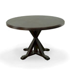 Monet Round Dining Table | X-Base Pedestal | Seats 4 | 48"W