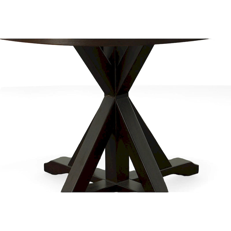 Monet Round Dining Table | X-Base Pedestal | Seats 4 | 48"W