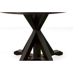 Monet Round Dining Table | X-Base Pedestal | Seats 4 | 48"W