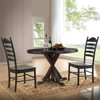 Monet Round Dining Table | X-Base Pedestal | Seats 4 | 48"W