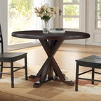 Monet Round Dining Table | X-Base Pedestal | Seats 4 | 48"W