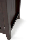 Normandy 39" Solid Wood Storage Cabinet | Tempered Glass Doors