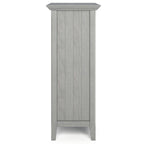 Normandy 39" Solid Wood Storage Cabinet | Tempered Glass Doors
