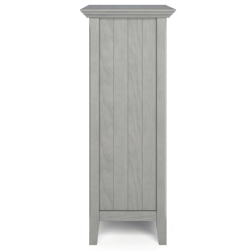Normandy 39" Solid Wood Storage Cabinet | Tempered Glass Doors