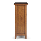 Normandy 39" Solid Wood Storage Cabinet | Tempered Glass Doors
