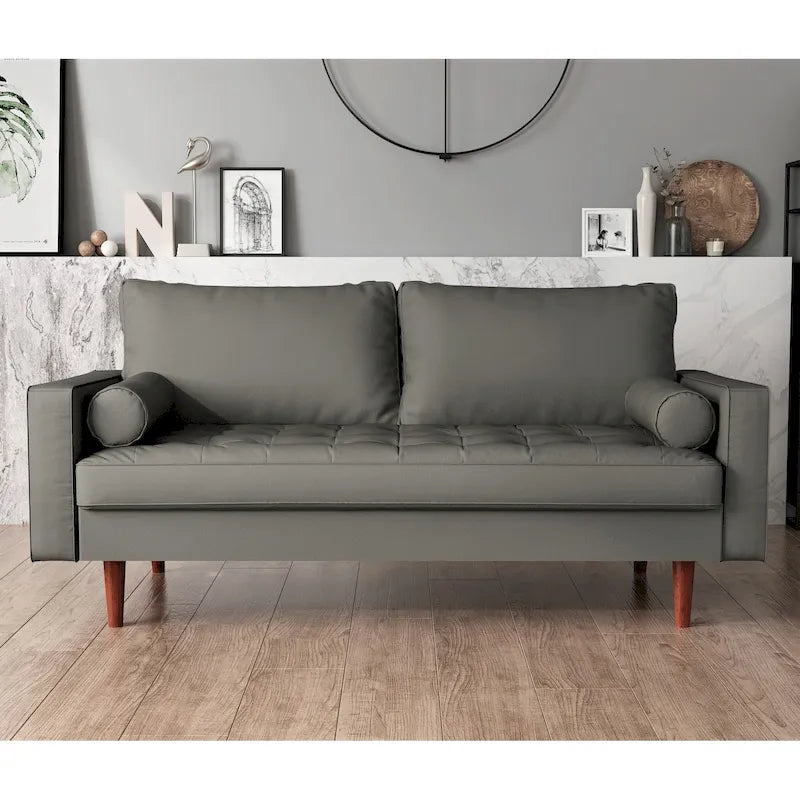 2-Tier Square Coffee Table | 360° Rotating Top & 3 Detachable Trays