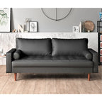 2-Tier Square Coffee Table | 360° Rotating Top & 3 Detachable Trays