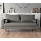 2-Tier Square Coffee Table | 360° Rotating Top & 3 Detachable Trays