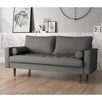 2-Tier Square Coffee Table | 360° Rotating Top & 3 Detachable Trays