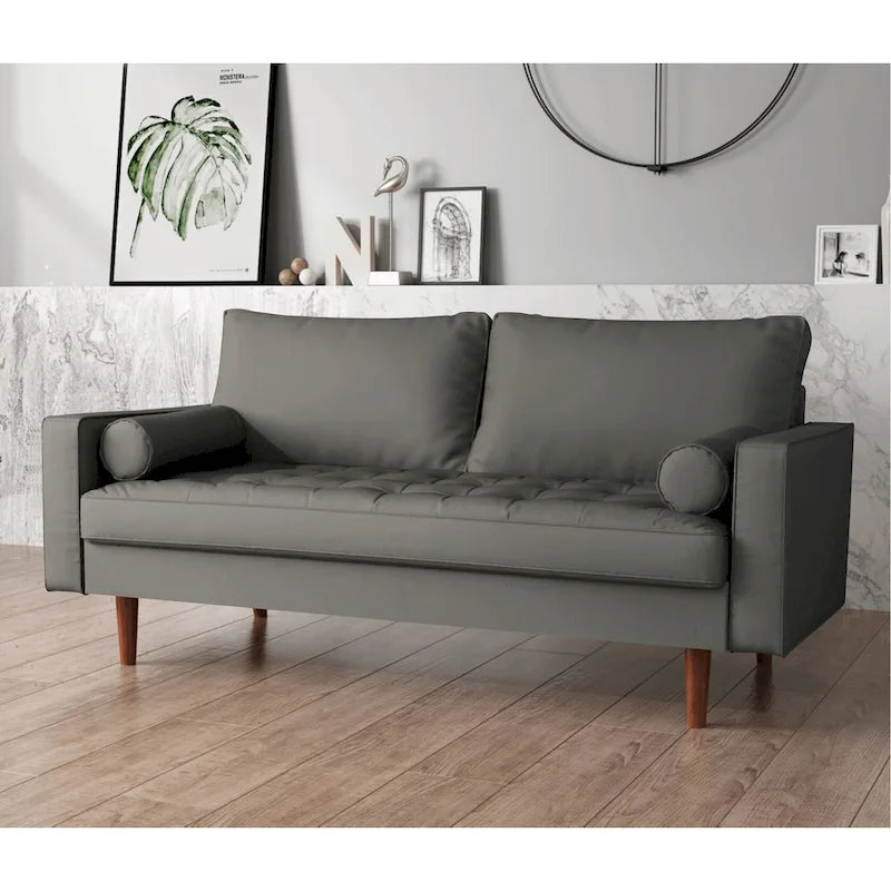 2-Tier Square Coffee Table | 360° Rotating Top & 3 Detachable Trays