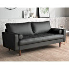 2-Tier Square Coffee Table | 360° Rotating Top & 3 Detachable Trays
