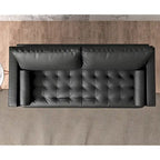 2-Tier Square Coffee Table | 360° Rotating Top & 3 Detachable Trays