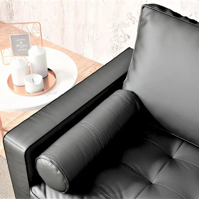 2-Tier Square Coffee Table | 360° Rotating Top & 3 Detachable Trays