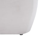Velvet Tufted Armless Dining Chair | Nailhead Trim & Ring Pull Back