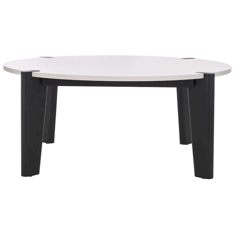 Sarma Marble Top Round Coffee Table 40"W x 40"D x 16"H