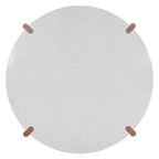 Sarma Marble Top Round Coffee Table 40"W x 40"D x 16"H